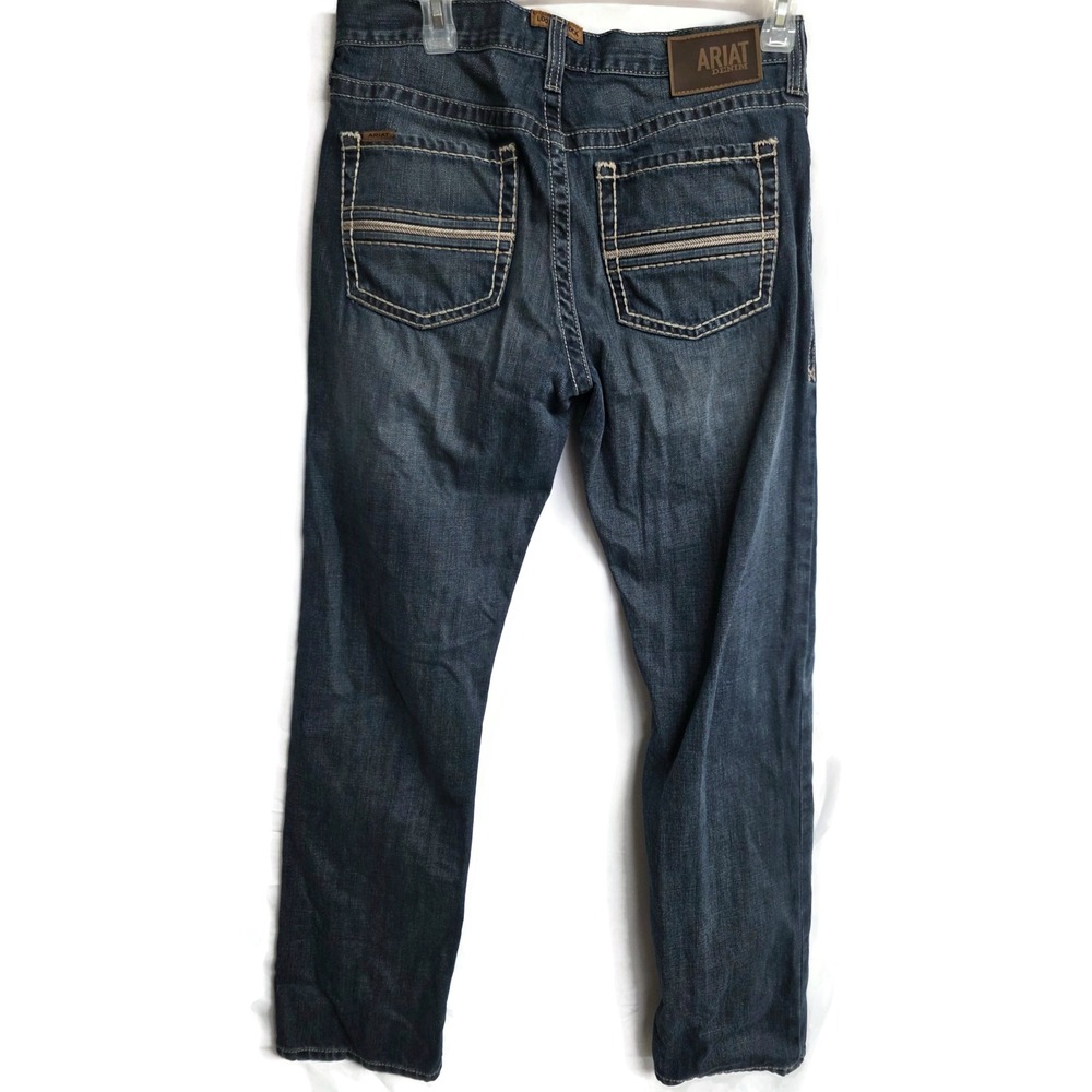 Ariat M2 Traditional Relaxed Boot Cut Jeans Mens 33x36 Dark Wash Denim